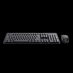Trust combo teclado y mouse inalambrico silencioso  Ody II en ingles - 25018