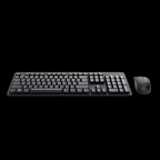Trust combo teclado y mouse inalambrico silencioso  Ody II en ingles - 25018