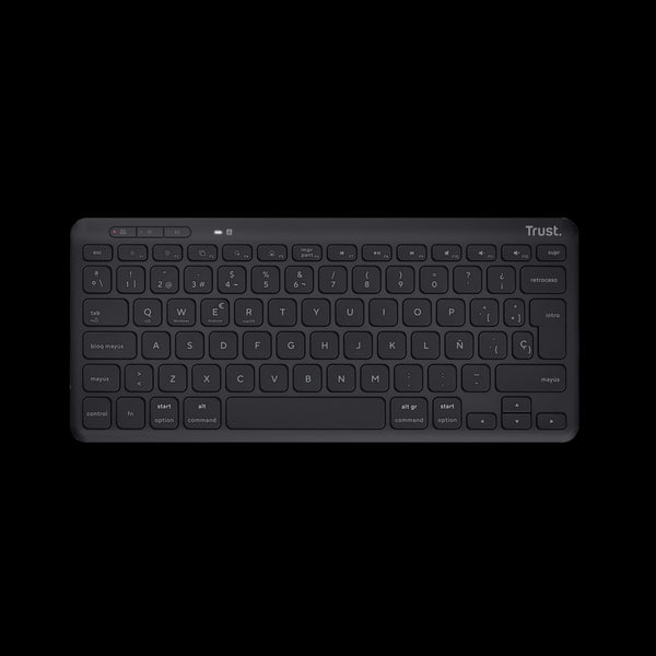 Trust Teclado Inalambrico en Español Eco Recargable - 25059