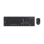 Trust combo teclado y mouse inalambrico silencioso TKM-360 en español - 25356 CAJA MARRÓN