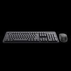 Trust combo teclado y mouse inalambrico silencioso TKM-360 en español - 25356 CAJA MARRÓN