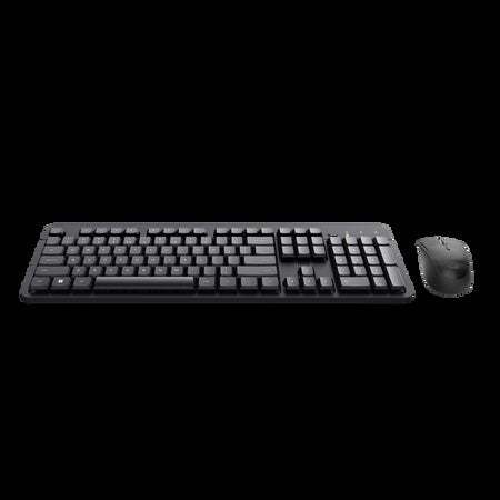 Trust combo teclado y mouse inalambrico silencioso TKM-360 en español - 25356 CAJA MARRÓN