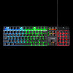Trust Teclado Gamer Color Negro Iluminado en Español - 23823