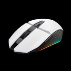 Trust Teclado Mouse y Almohadilla Gamer Color Blanco en Español - 25233