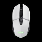 Trust Teclado Mouse y Almohadilla Gamer Color Blanco en Español - 25233