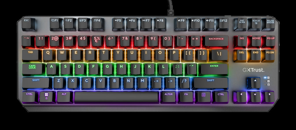 Trust Teclado Mecanico Gamer en Español Iluminado - 24407