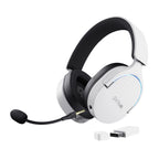 Trust audifonos inalambricos gaming blancos 25304