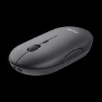 Trust Mouse Recargable Inalambrico Silencioso Color Negro - 24059