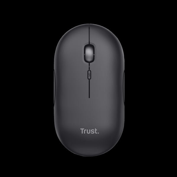 Trust Mouse Recargable Inalambrico Silencioso Color Negro - 24059