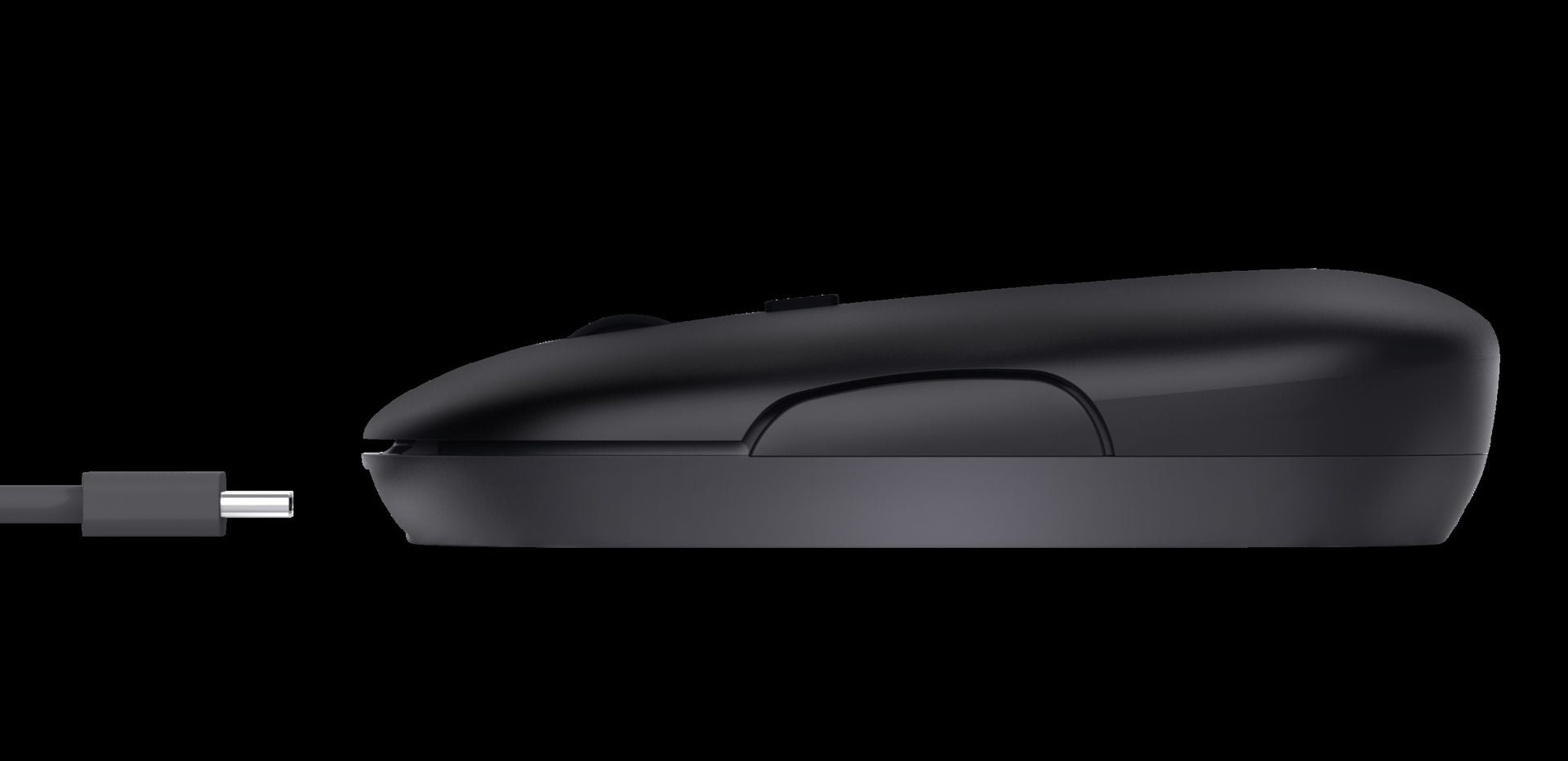 Trust Mouse Recargable Inalambrico Silencioso Color Negro - 24059