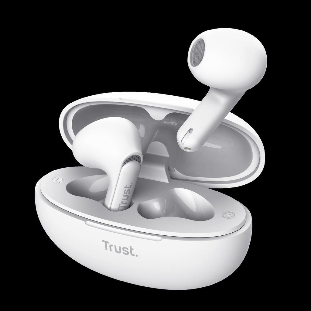 Trust Audifonos Bluetooth Intraaurales Color Blanco Microf C/cancelacion de Ruido - 25173