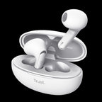 Trust Audifonos Bluetooth Intraaurales Color Blanco Microf C/cancelacion de Ruido - 25173