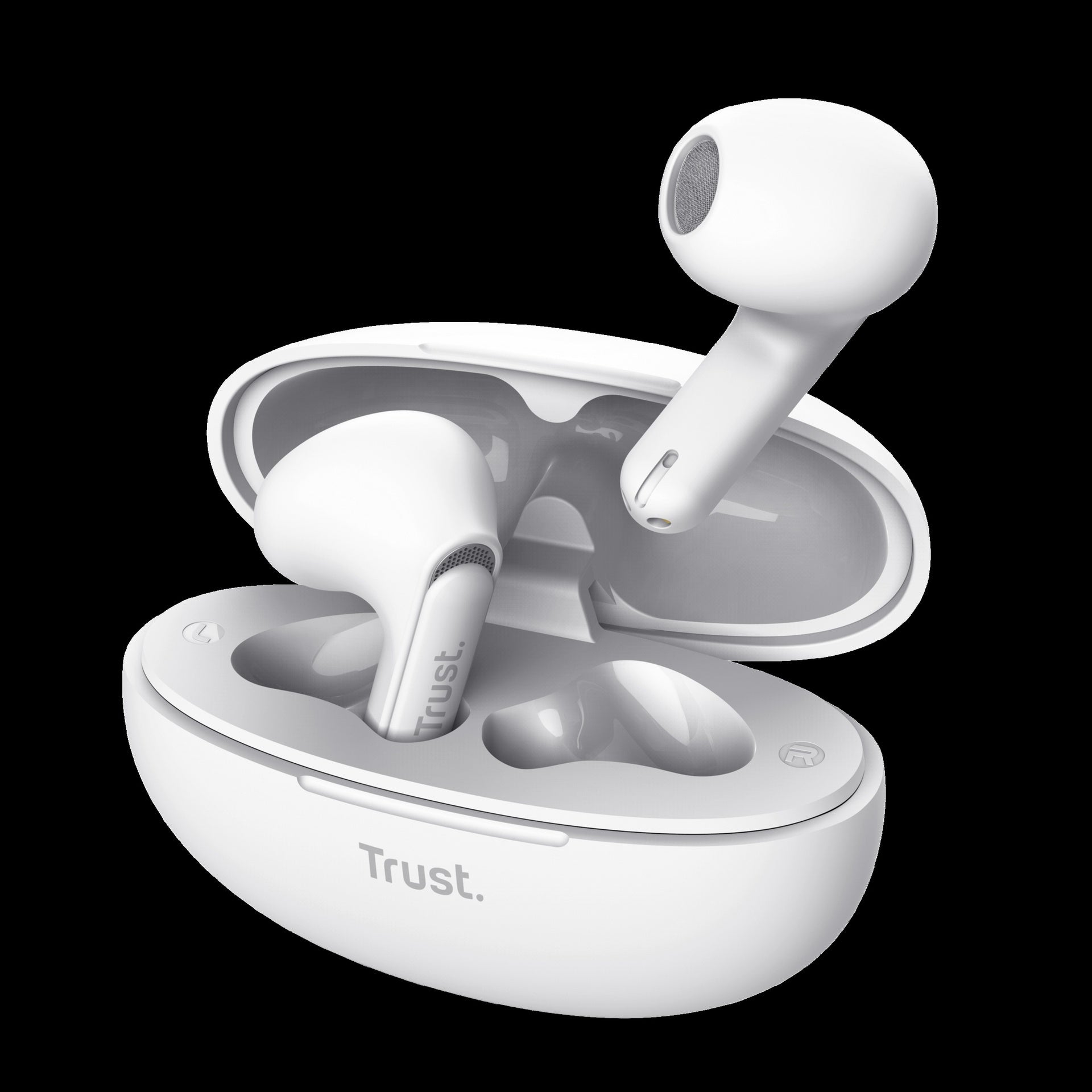 Trust Audifonos Bluetooth Intraaurales Color Blanco Microf C/cancelacion de Ruido - 25173