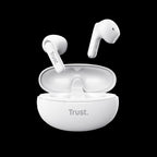 Trust Audifonos Bluetooth Intraaurales Color Blanco Microf C/cancelacion de Ruido - 25173