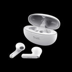 Trust Audifonos Bluetooth Intraaurales Color Blanco Microf C/cancelacion de Ruido - 25173