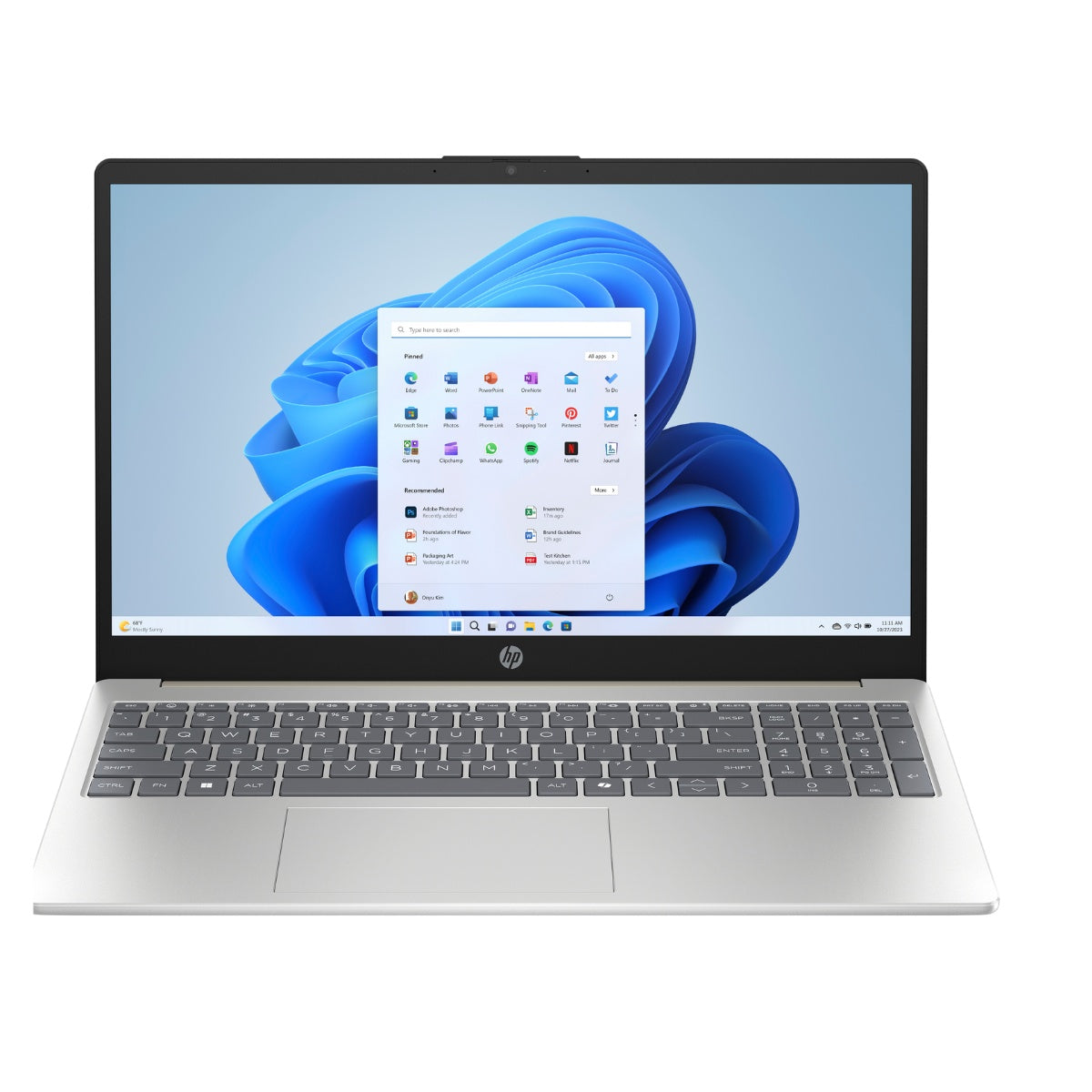 HP Notebook 15" R7-7730U 16gb 1tb win 11 15-fc0276la B9TR4LA#ABM Imagen principal del producto