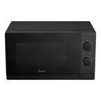 Midea microondas 0,7 pc puerta negra gabinete negro MMDP07S2BM
