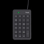 Trust teclado numerico USB color negro - 22221