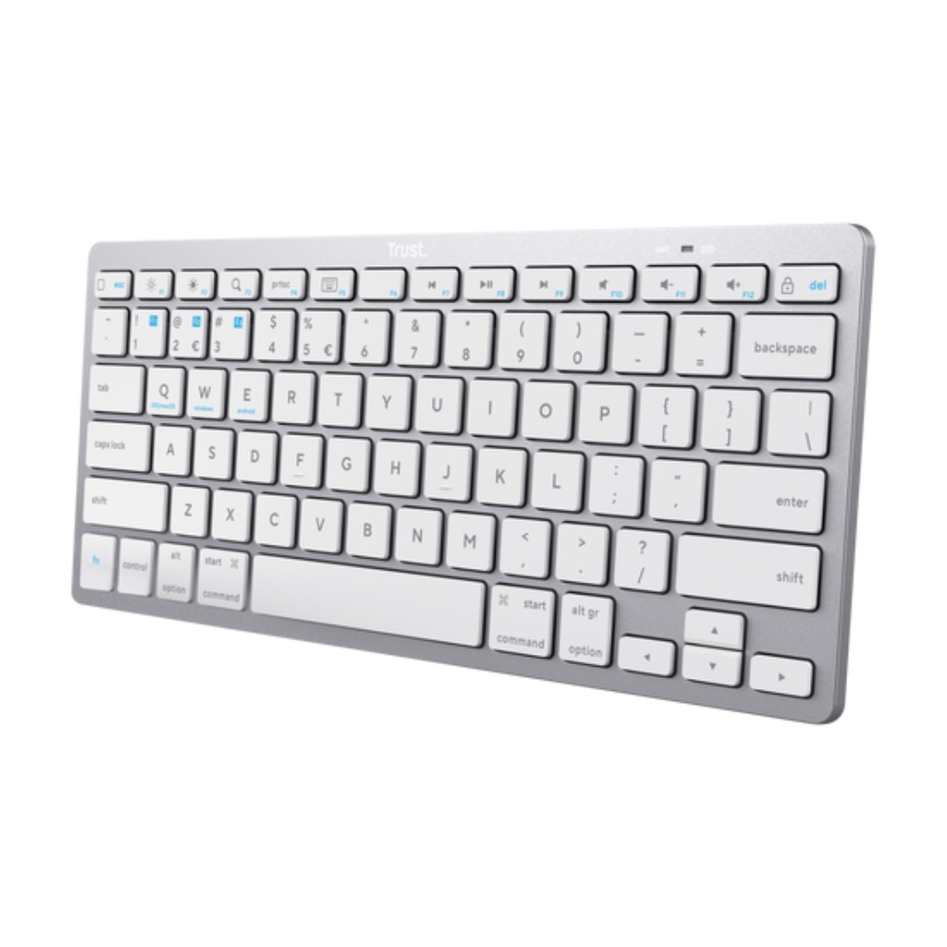 Trust teclado ES bluetooth inalambrico ultrafino para PC, ordenador portatil, tableta y smartphone - 24654 Imagen principal del producto