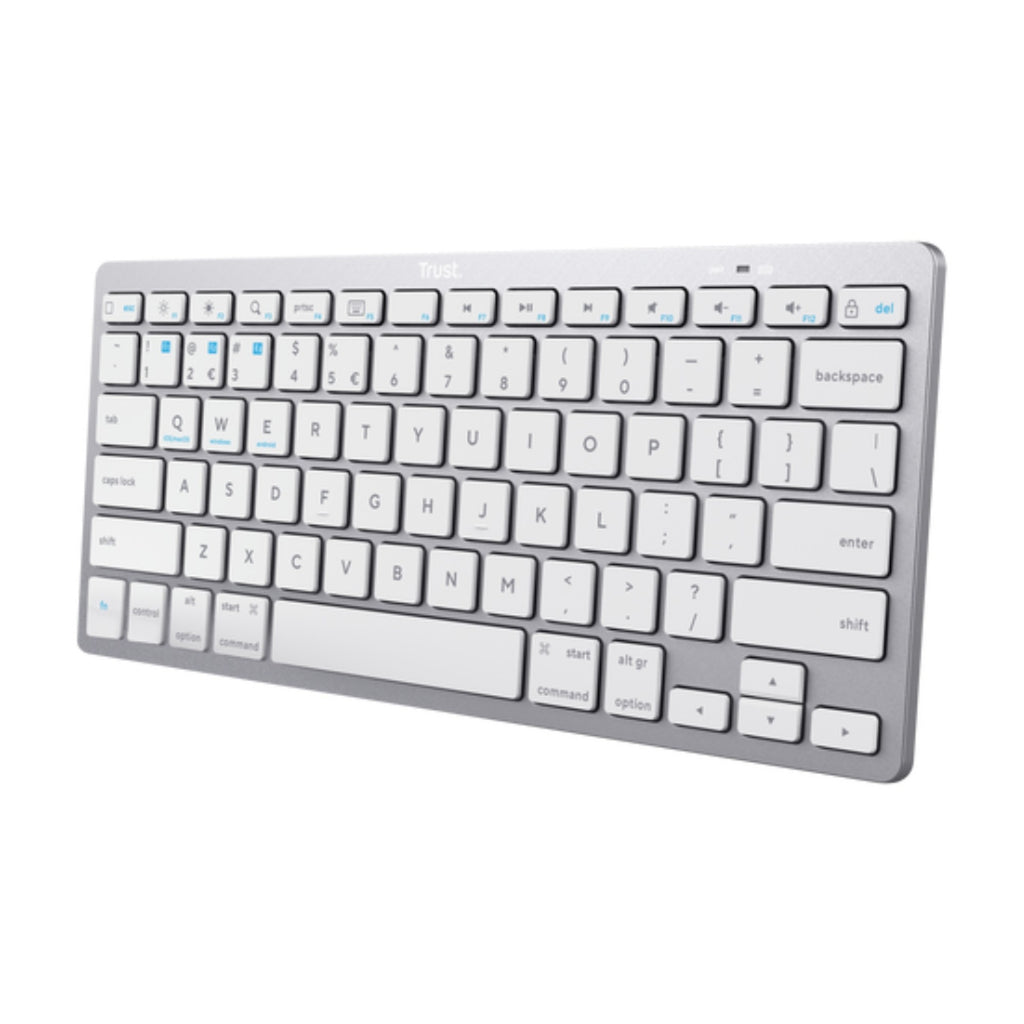 Trust teclado ES bluetooth inalambrico ultrafino para PC, ordenador portatil, tableta y smartphone - 24654