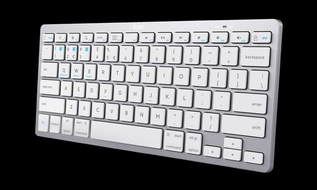 Trust teclado ES bluetooth inalambrico ultrafino para PC, ordenador portatil, tableta y smartphone - 24654