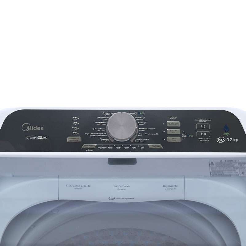 Lavadora Midea carga superior xtreme save blanca 17 kg MA500W170 w-ca Imagen secundaria del producto
