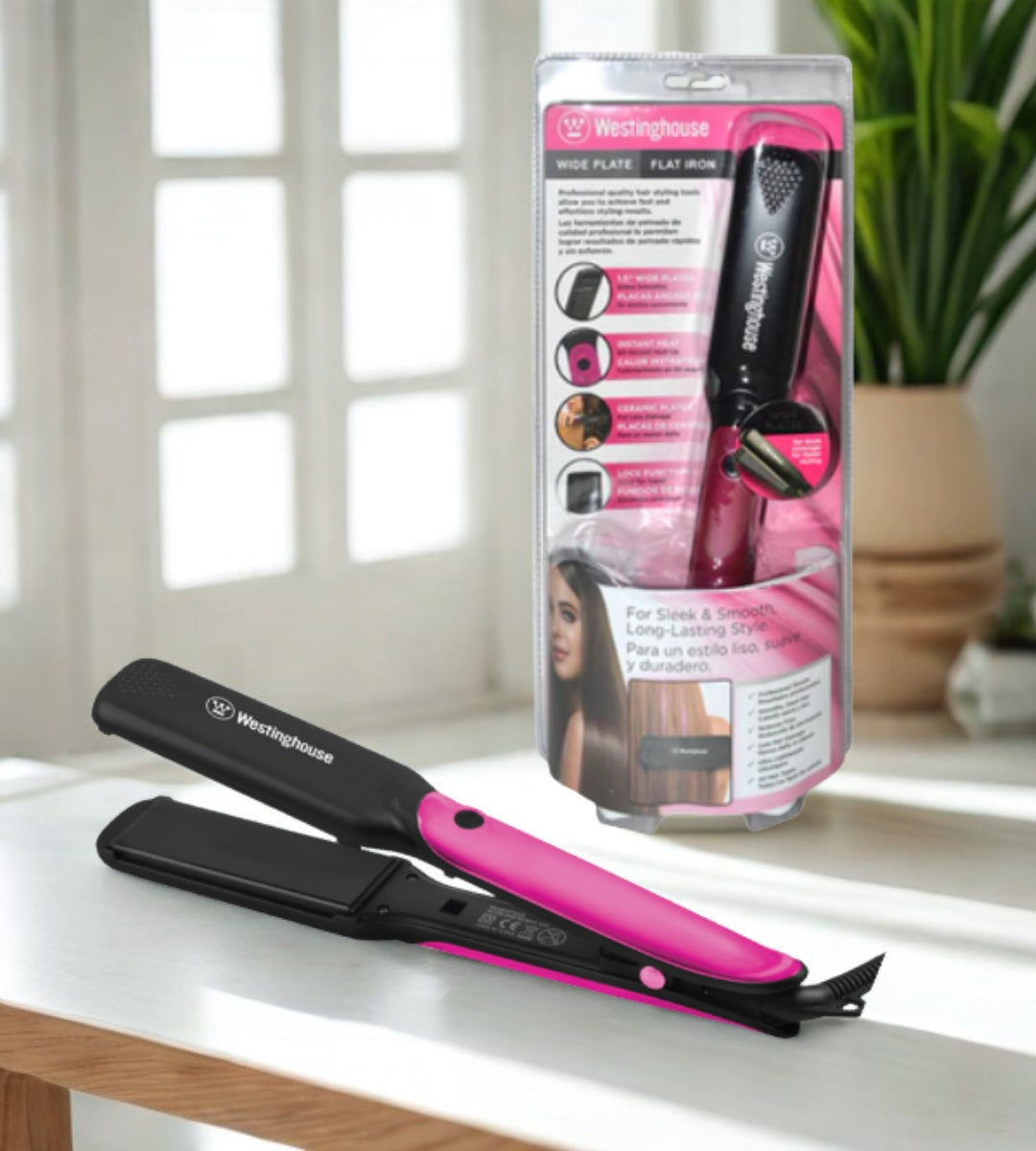 Westinghouse plancha para cabello ancha WH1151
