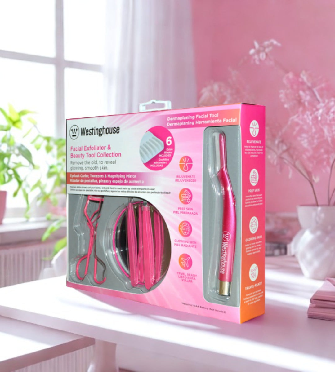 Westinghouse kit Facial de belleza y Dermaplaning WH1173