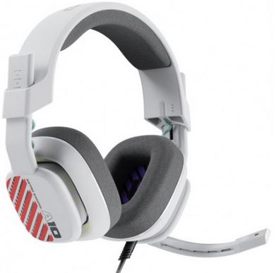 Headset Gaming Logitech A10 Gen 2 Alámbrico 3.5mm para Playstation y Pc 939-002062 - Blanco Star Killer