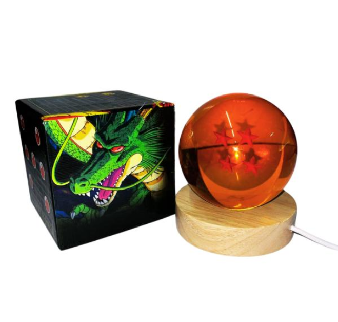 Lampara LED esfera 4 estrellas dragon ball hogar Imagen secundaria del producto