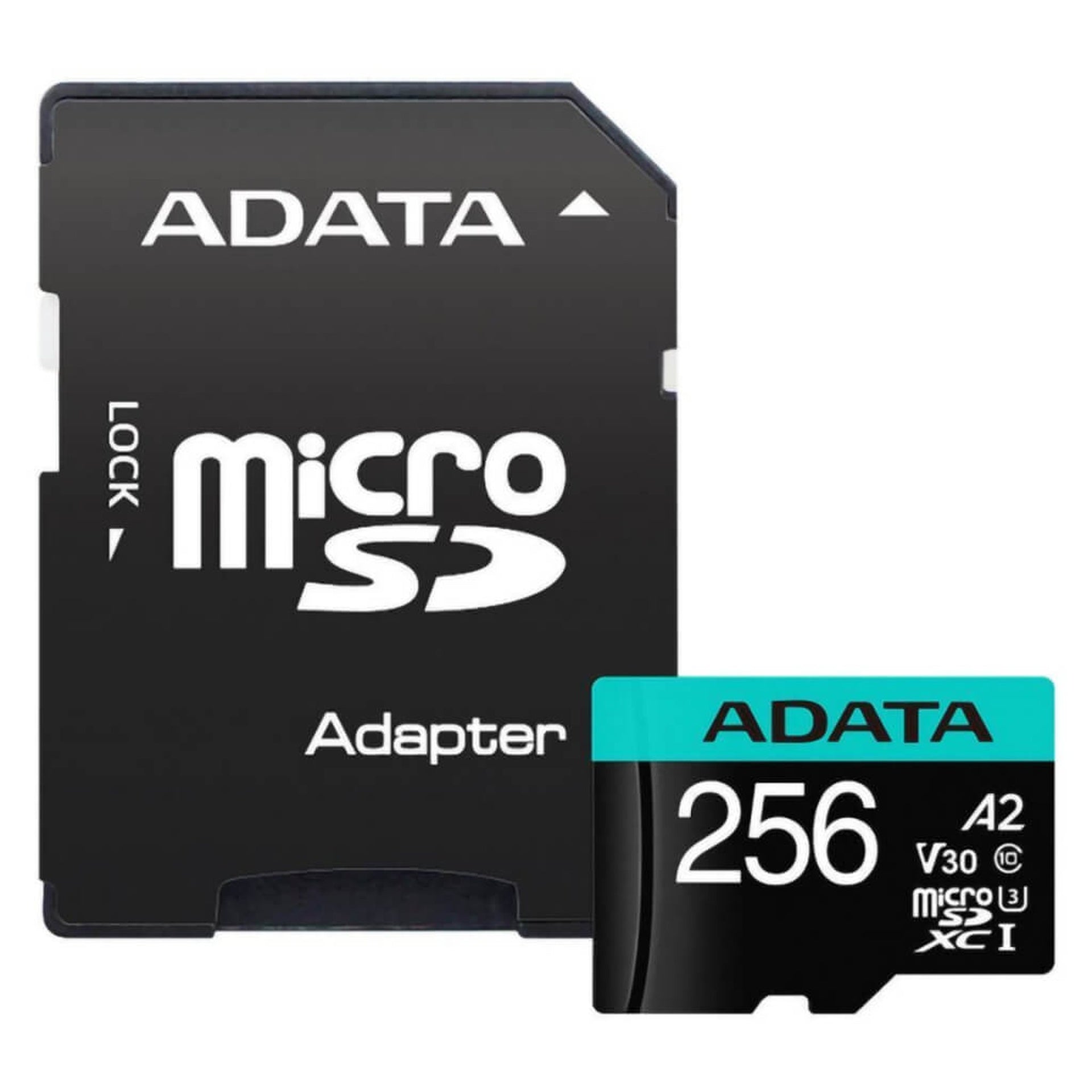 ADATA memoria micro sdxc 256GB uhs-i U3 V30 A2 AUSDX256GUI3V30SA2-RA1 Imagen principal del producto