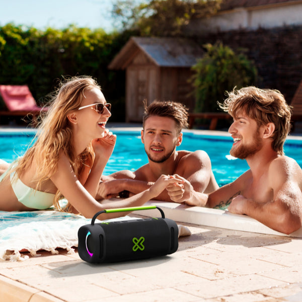Klip Xtreme Boombox Speaker Negro KBB-250 - Potente Sonido Portátil