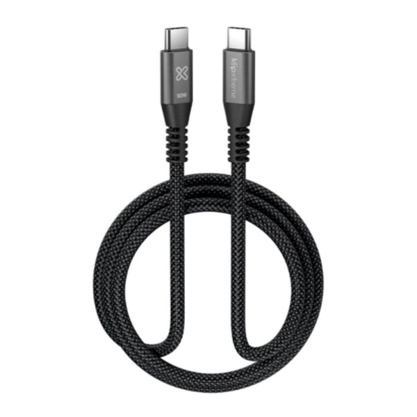 Klip Xtreme Cable USB-C a USB-C 1m Carga Rápida 60W