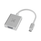 Xtech display adapter USB type c VGA aluminum silver XTC-552