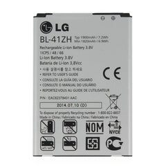 Repuesto BATERIA LG BL-41ZH L90 H340 H326 C50 LEON D290 D213