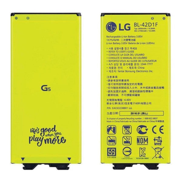 Repuesto BATERIA LG BL-42D1F G5