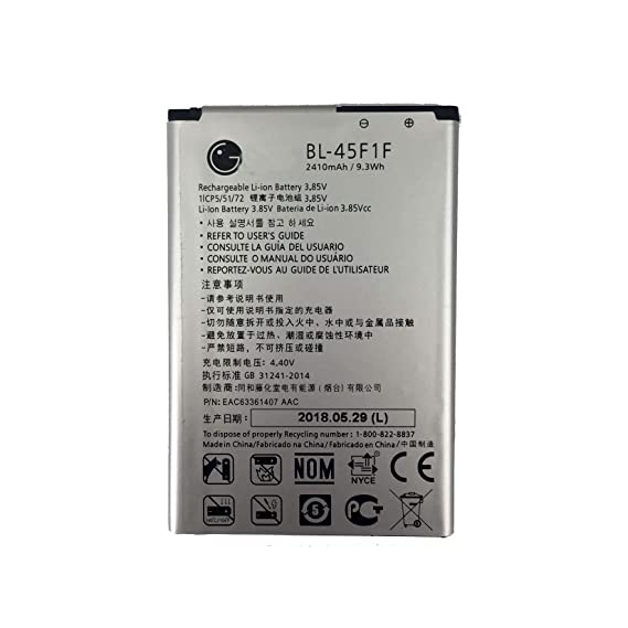 Repuesto BATERIA LG BL-45F1F K4 2017 K8 2017