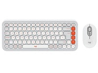 Logitech pop icon combo teclado y ratón inalámbrico off white Imagen secundaria del producto