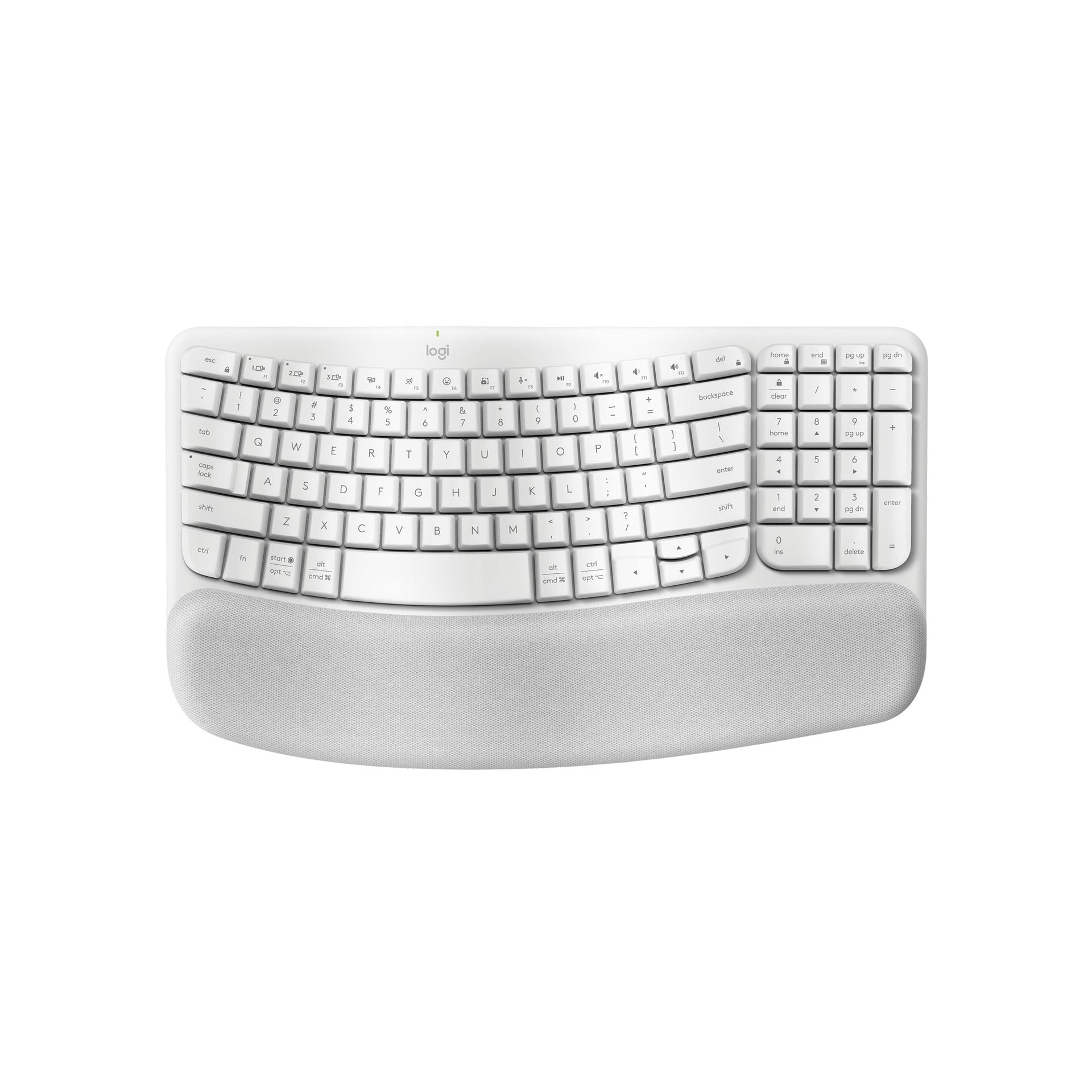 Logitech teclado blanco apagado wave keys 920-012279 Imagen principal del producto