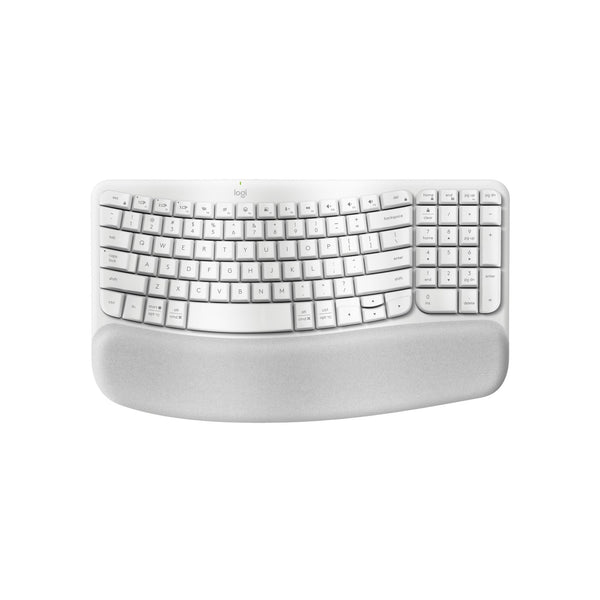 Logitech Wave Keys Teclado Inalambrico Español Off White