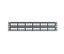 Panduit patch panel keystone 48 puertos 2U negro NKPP48FMY