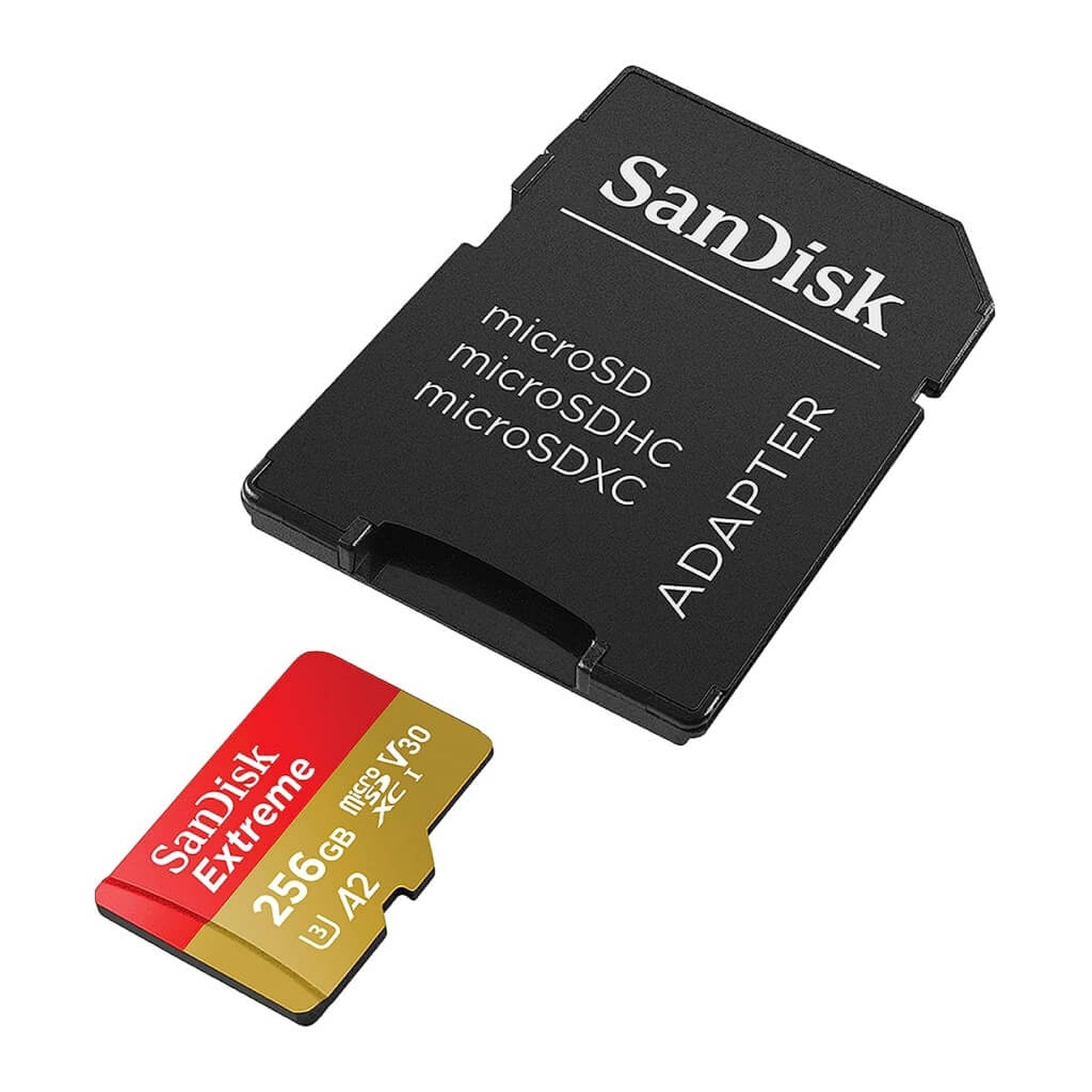 SanDisk extreme tarjeta microsdxc 256 GB SDSQXAV-256G-GN6MA