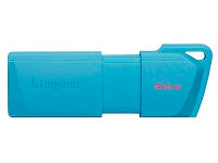 Kingston USB 3.2 Gen 1 64GB NEON Aqua Blue