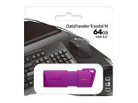 Kingston USB 3.2 Gen 1 64GB NEON Purple Imagen principal del producto