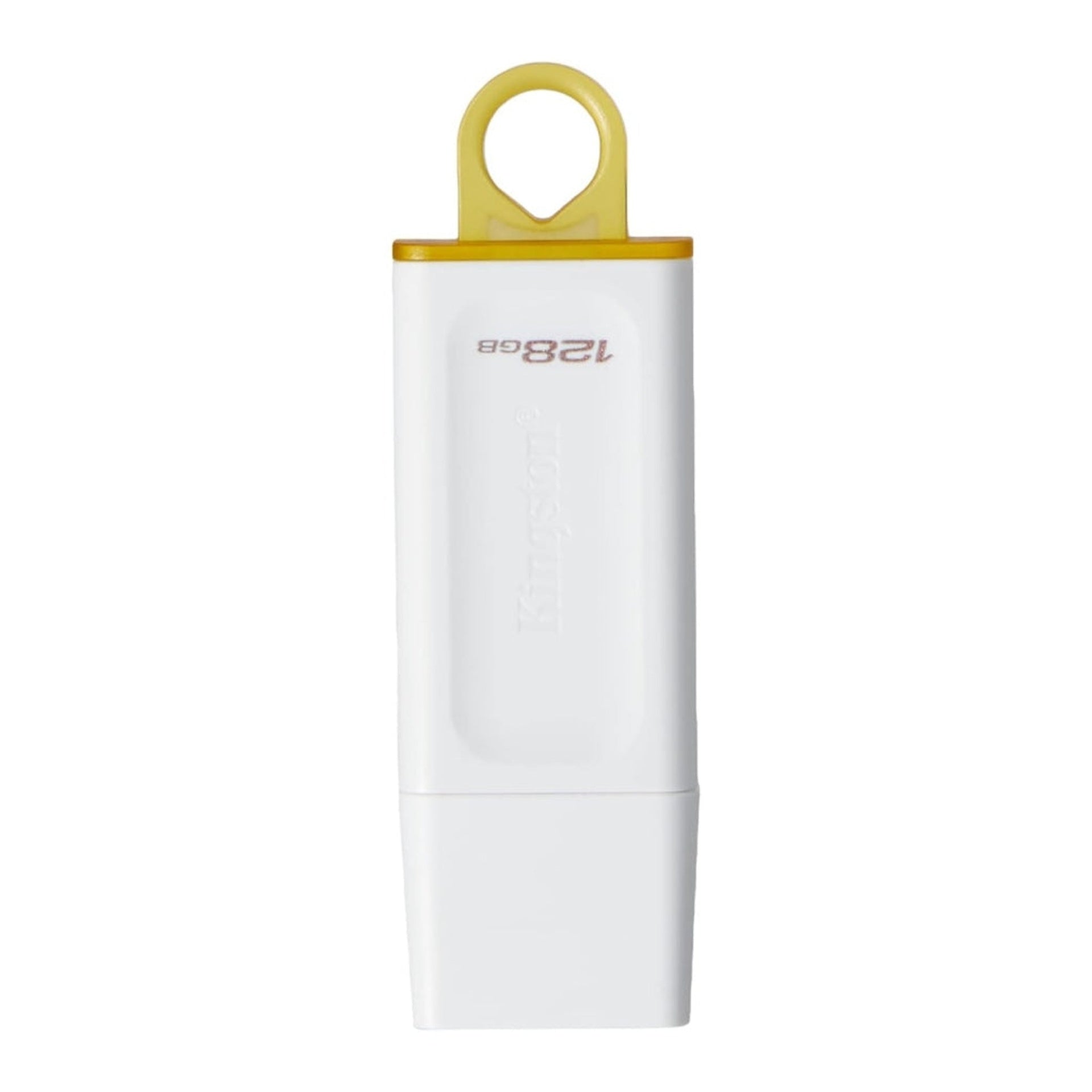 Kingston 128GB USB 3.0 flash drive plastic white-yellow