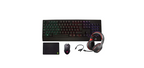 Kit Gaming Eagle Warrior Rhino 4 en 1 Teclado+Mouse+Pad+Headset