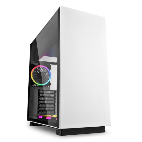 Sharkoon Pure Steel RGB Case Gaming Blanco Vidrio Templado Imagen principal del producto