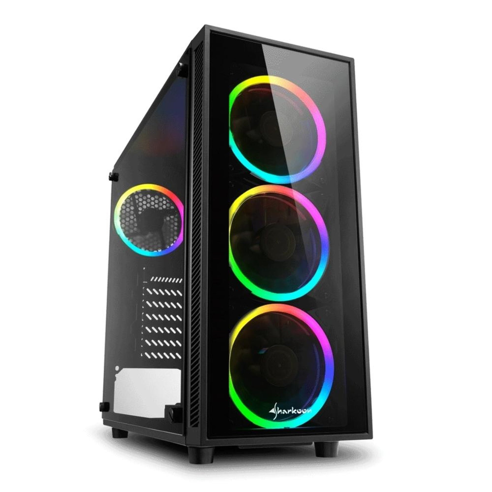 Sharkoon TG4 RGB Case Gaming Negro Vidrio Templado Imagen principal del producto