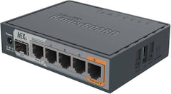 Router MikroTik hEX S RB760iGS para redes empresariales