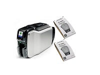 Impresora Zebra Technologies de credenciales doble cara ZC300 Imagen secundaria del producto
